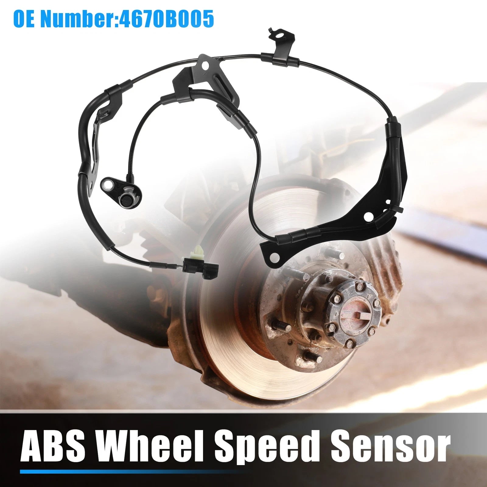 Front Left ABS Wheel Speed Sensor for Mitsubishi L200 Pickup (2006–2015) No.4670B005