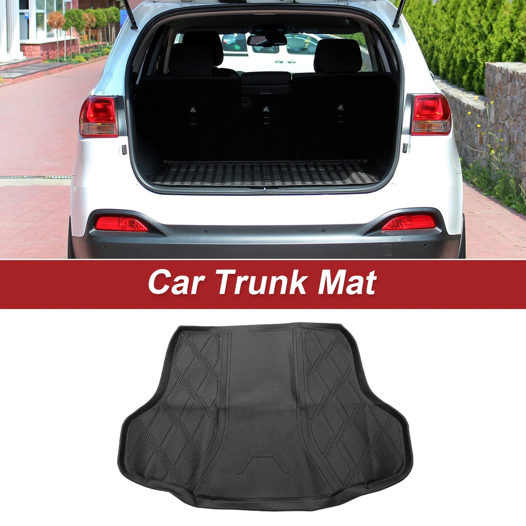Cargo Liner Rear Trunk Mat for Nissan Sentra (2020–2023) Diamond Pattern