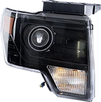 HID/Xenon Headlight for Ford F-150 (2013–2014) Right Side Black Trim