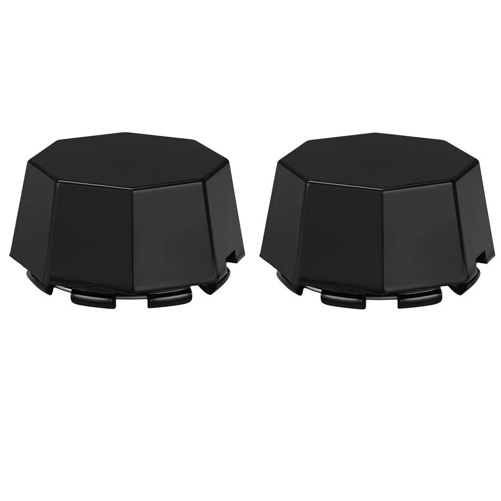 2 Matte Black Hub Caps for Polaris Sportsman 570 SP (2015–2025)