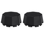 2 Matte Black Hub Caps for Polaris Sportsman 570 SP (2015–2025)