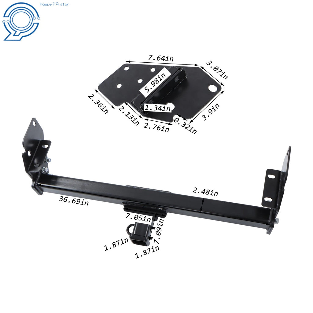 Class 3 Trailer Hitch 2" Receiver for Toyota Tacoma (2005–2015)