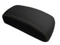 Leather Console Lid Armrest Cover for Nissan Maxima (1997–1999) Beige Stitch