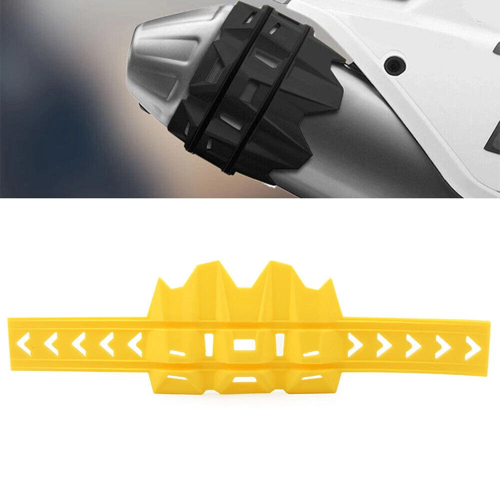 Exhaust Tail Pipe Guard Protector Cover for Universal Motorcycle (All Years) GOLD