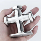 316 Stainless Steel Marine Cleat for Yacht Hardware (Single Cross)
