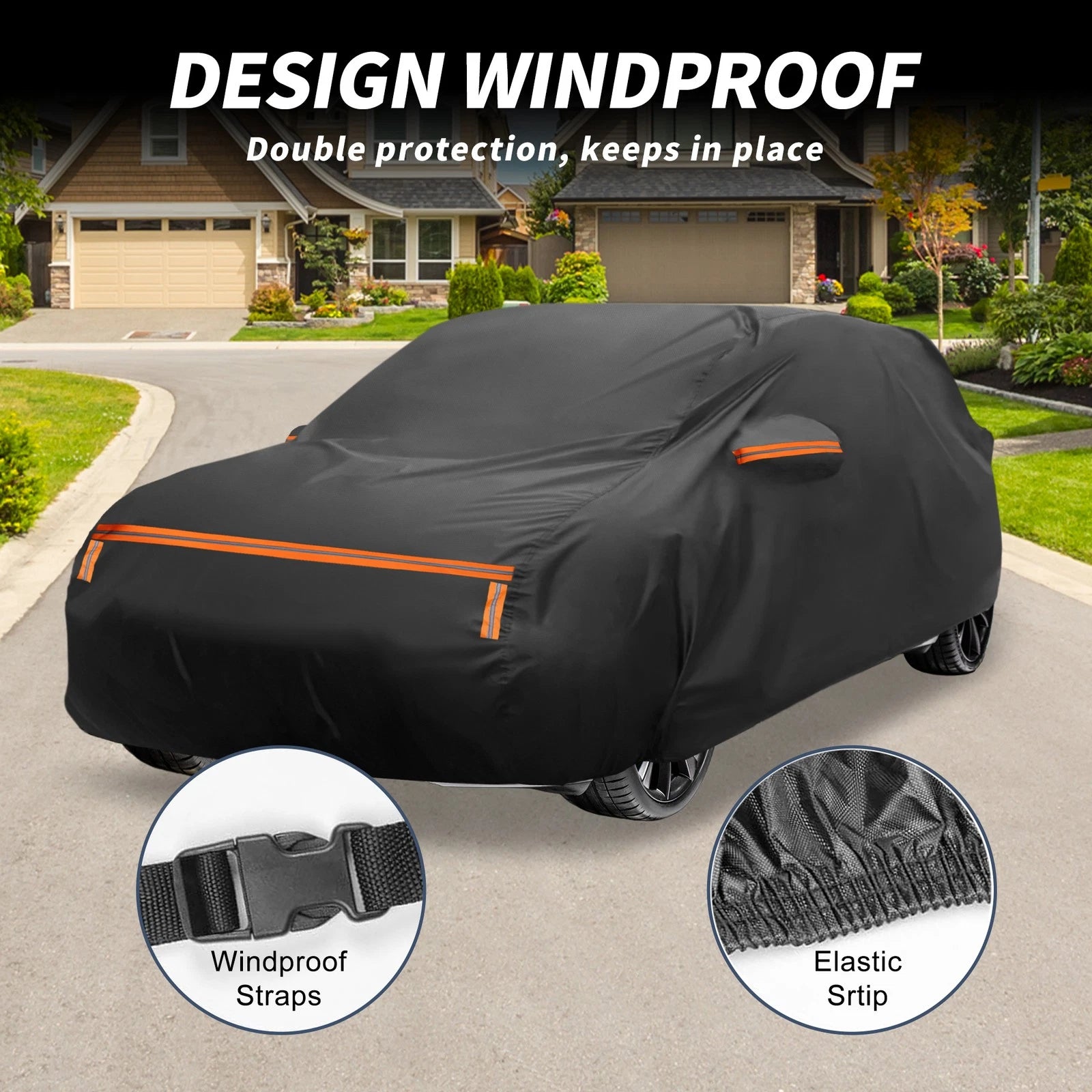 Waterproof Car Cover for Honda Vezel (2014–2023) with Zipper