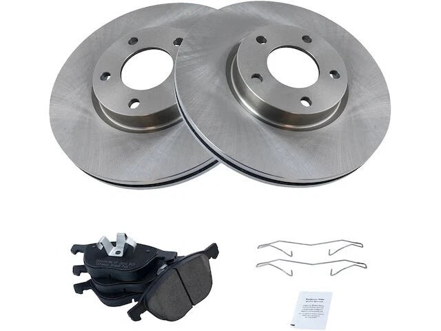 Front Brake Pad and Rotor Kit for Mazda 3 (2004–2013) QP292SJ