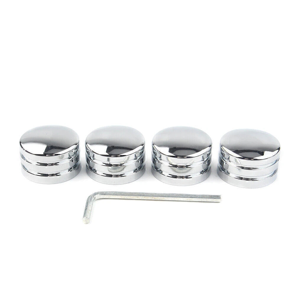 Set of 4 Head Bolt Covers Chrome for Harley Sportster XL883 (1986–2023)