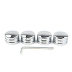 Set of 4 Head Bolt Covers Chrome for Harley Sportster XL883 (1986–2023)