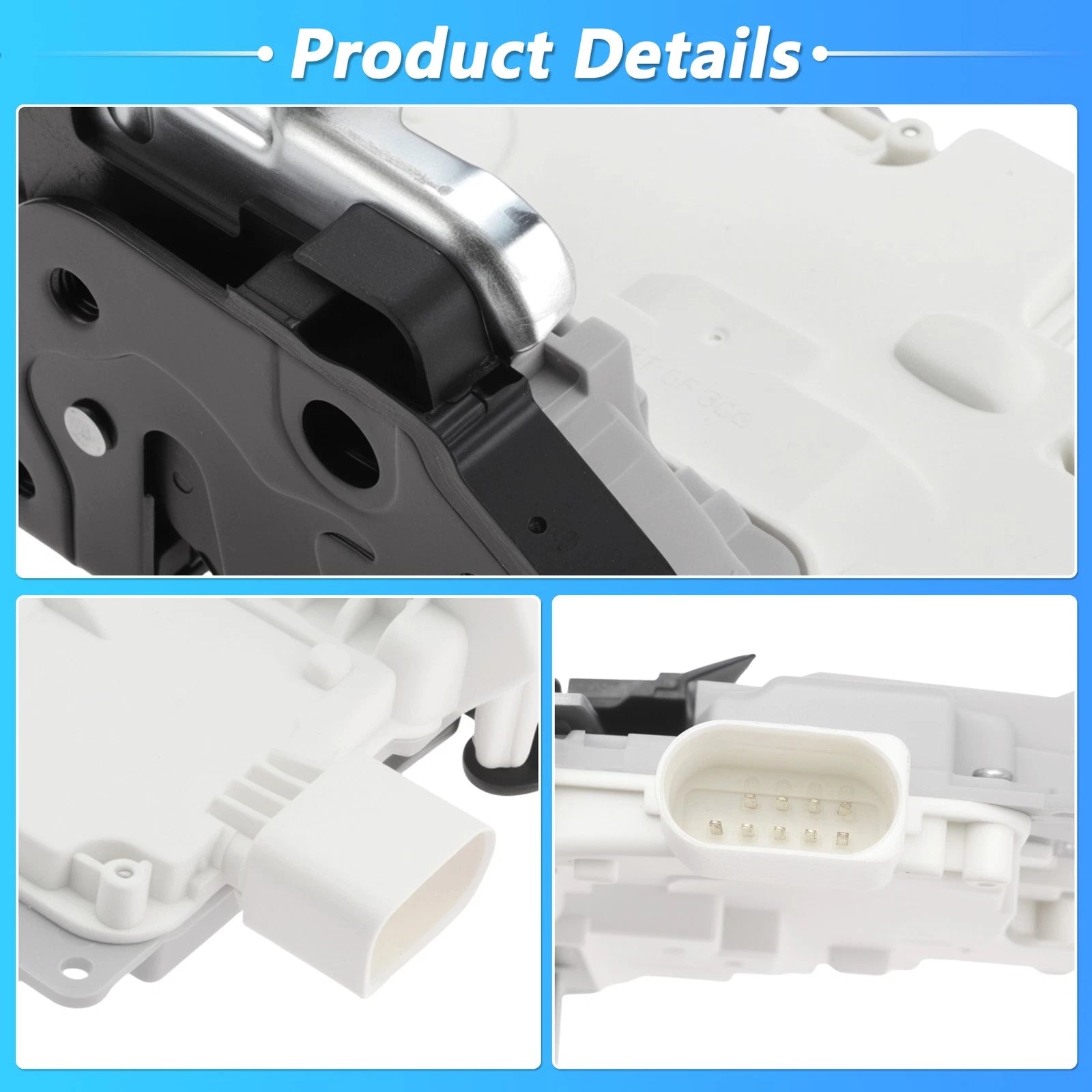 Set of 2 Rear Left Power Door Lock Actuators for Audi A7 Sportback (2012–2018)