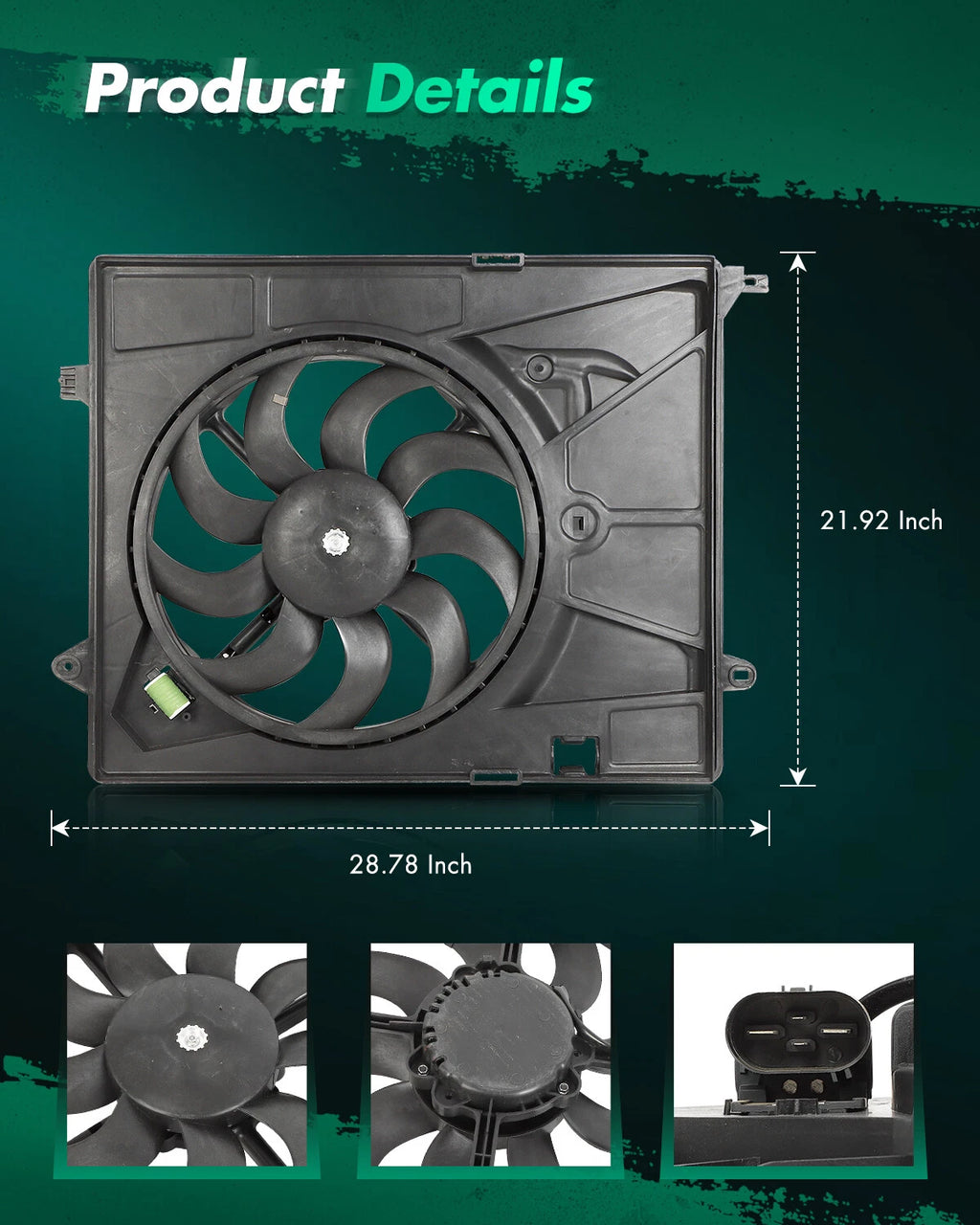 Radiator Cooling Fan for Chevrolet Trax (2014–2020) 623590