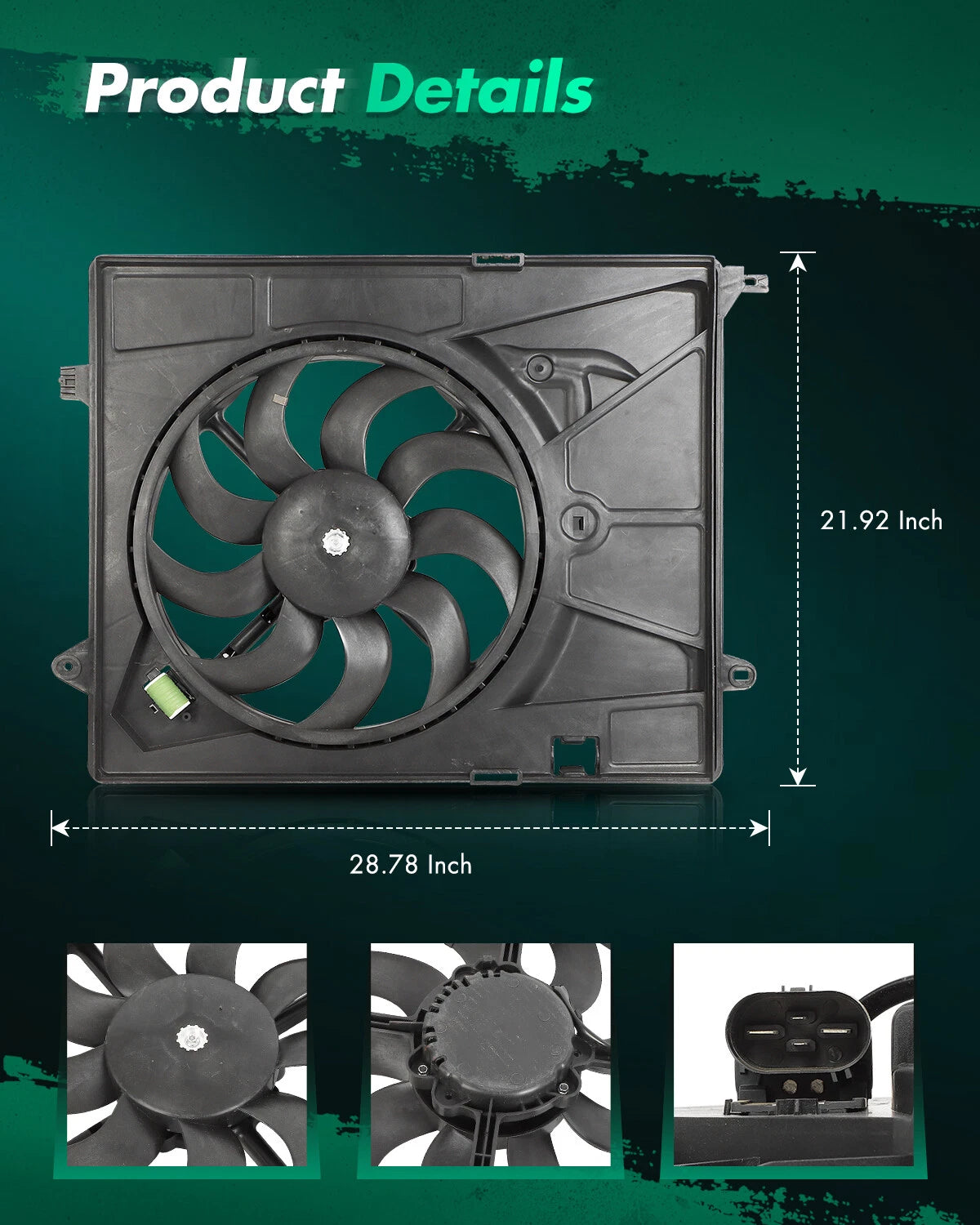 Radiator Cooling Fan for Chevrolet Trax (2014–2020) 623590
