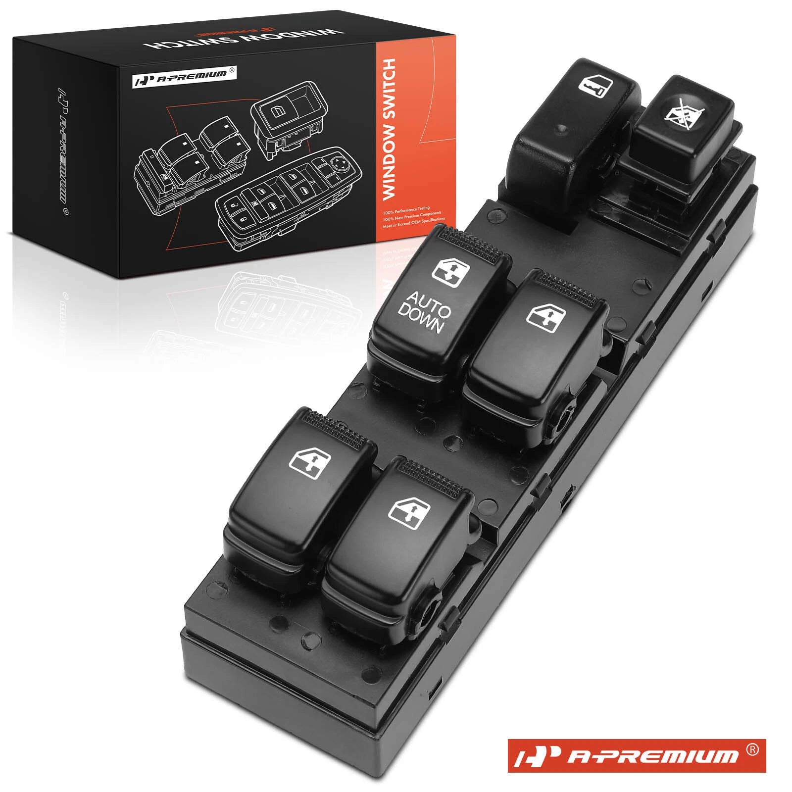 Front Left Power Window Switch for Kia Sportage (2005–2010)