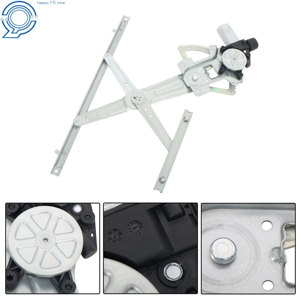 Front LH Power Window Regulator for Mitsubishi Lancer (2008–2017) w/Motor