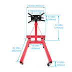 Adjustable Engine Stand for Auto Repair (2000 lb Capacity)