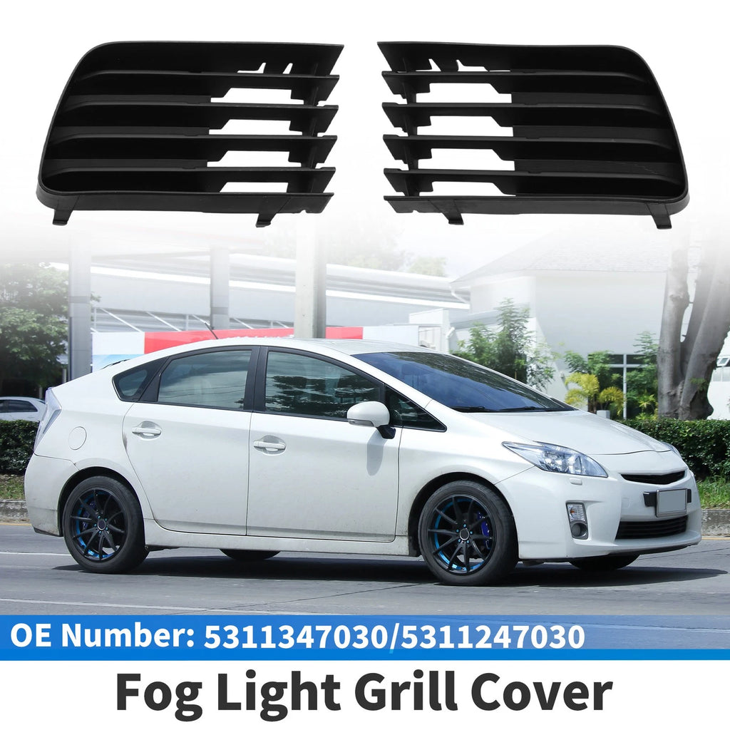 Set of 2 Fog Light Grills No. 5311347030 for Toyota Prius (2004–2009)