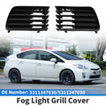 Set of 2 Fog Light Grills No. 5311347030 for Toyota Prius (2004–2009)