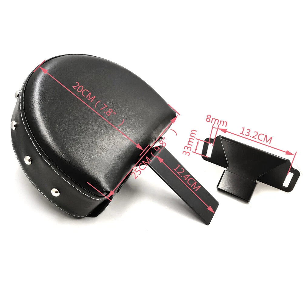 Detach Driver Backrest Studded Pad for Indian Chief Chieftain Springfield (2014–2023)