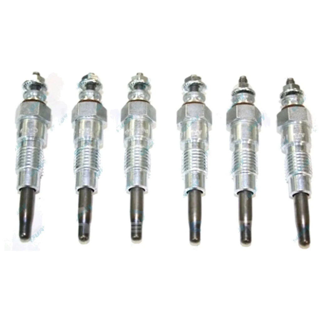 6 Glow Plugs 24 volt for MK MQ G160 Patrol SD33 82~83 SD33T Turbo Diesel Set