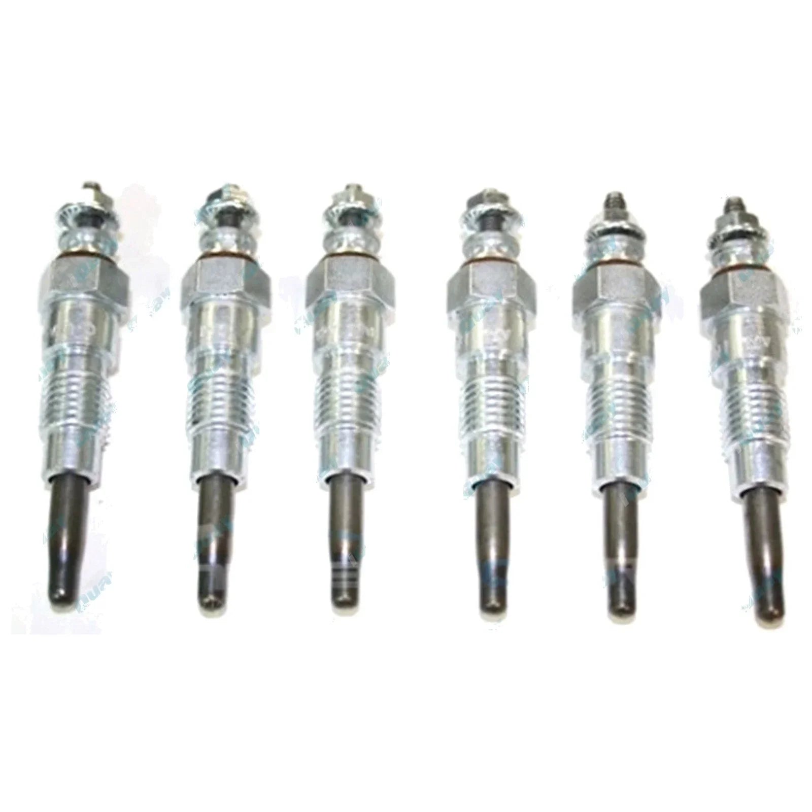 6 Glow Plugs 24 volt for MK MQ G160 Patrol SD33 82~83 SD33T Turbo Diesel Set