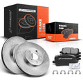 Front Disc Brake Rotors and Ceramic Pads for Toyota Corolla Matrix (2003â2008)