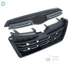 Front Bumper Upper Grille for Subaru Forester (2022-2024) Black Plastic
