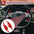 Set of 2 Red Aluminum Alloy Steering Wheel Paddles for Kia Sorento (2018)