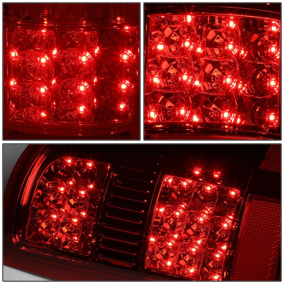 Full LED Tail Brake Light Stop Lamps for GMC Sierra 1500 2500 HD (2007–2014)