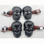 2X LED Skull Turn Signal Lights for Harley Cafe Racer Bobber Chopper