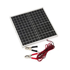 12W Monocrystalline Solar Panel for RV Boat Car (12V/18V)