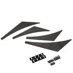 Carbon Fiber Fins Canards Splitter Diffuser Spoiler Lip for Ford Mustang (2010-2014)