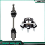 Front Right CV Axle Shaft + Wheel Hub Bearing for Chevrolet Traverse (2009–2017)