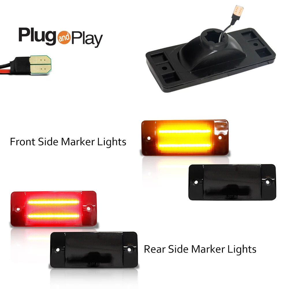 LED Side Marker Lights for Ford Bronco (1970–1977)
