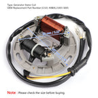 Stator for Suzuki LT 80 Quadsport (1987–2006) 32101-40B00, Kawasaki KFX80 (2003–2006)
