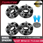 5x5 Wheel Spacers 1.25" Hub Centric for Jeep Gladiator Wrangler (2010–2023)