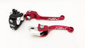 ASV F3 Front Brake Clutch Perch Levers Pair Red for Honda CRF250R CRF450R (2004–2023)