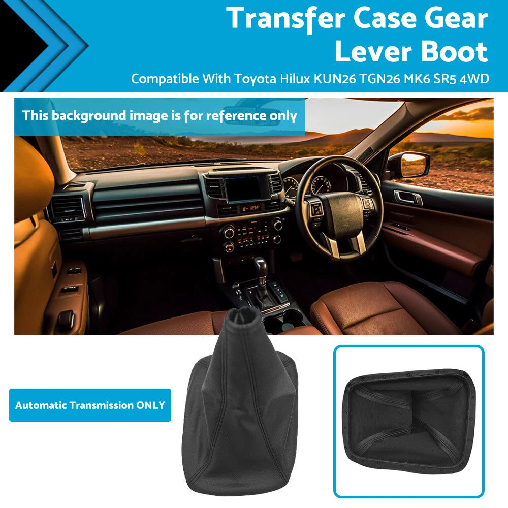 Transfer Case Gear Lever Boot for Toyota Hilux KUN26 TGN26 (2005–2015)
