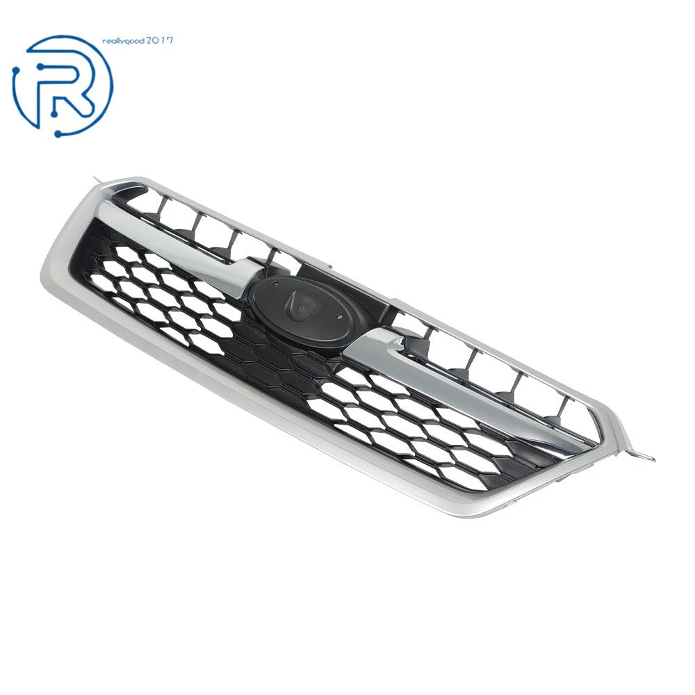 Silver Chrome Trim Front Upper Bumper Grille for Subaru Impreza (2012-2014)