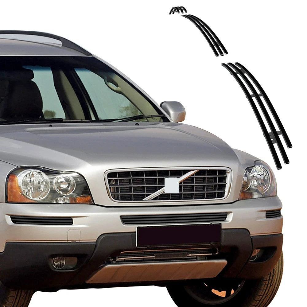 Stainless Black Billet Grille Insert for Volvo XC90 (2005-2006)