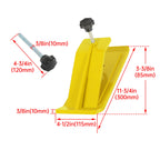 Pair Yellow Steel Bucket Protector for Tractor (Snow Removal)