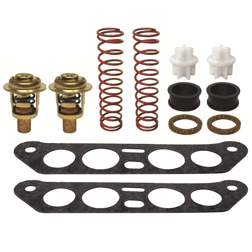 Thermostat Kit for Johnson Evinrude V4 Crossflow Outboard (340975, 340976)