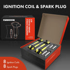 8x Ignition Coil & 8x Iridium Spark Plug for Ford F-150 Mustang (2011–2020)