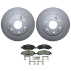 Front Brake Kit 330mm Disc Rotors & Bosch Ceramic Pads for Cadillac Chevy GMC