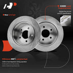 Rear Disc Brake Rotors for Ford Crown Victoria, Lincoln Town Car (1992–1995)
