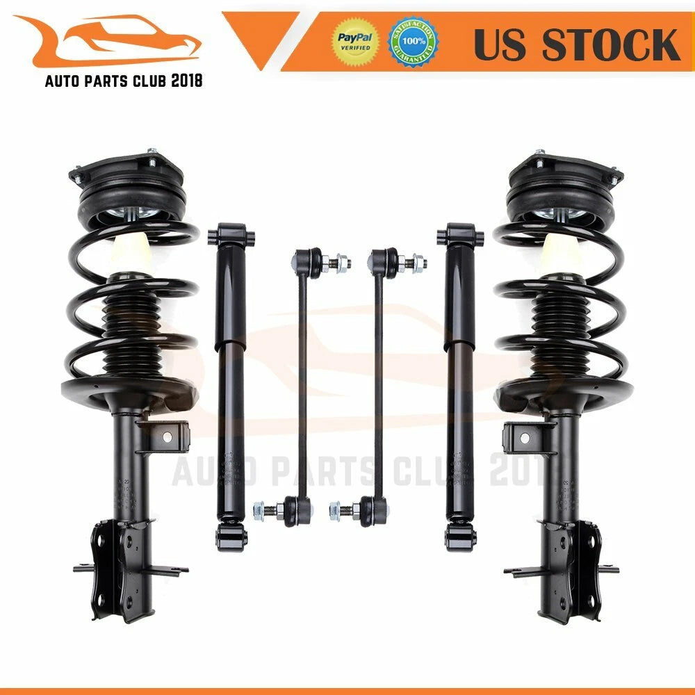 Set of 4 Struts and Shocks for Nissan Sentra (2007–2012)