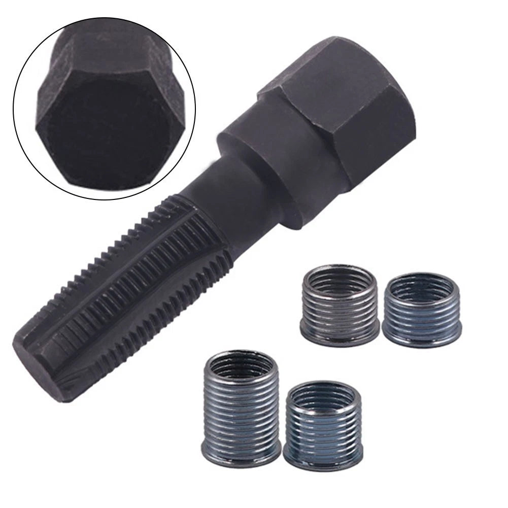 Reamer Tap Tool Thread Repair Kit 5pcs for Vehicle