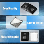 Set of 4 Front Door Armrest Window Switch Button Covers for Mercedes-Benz 