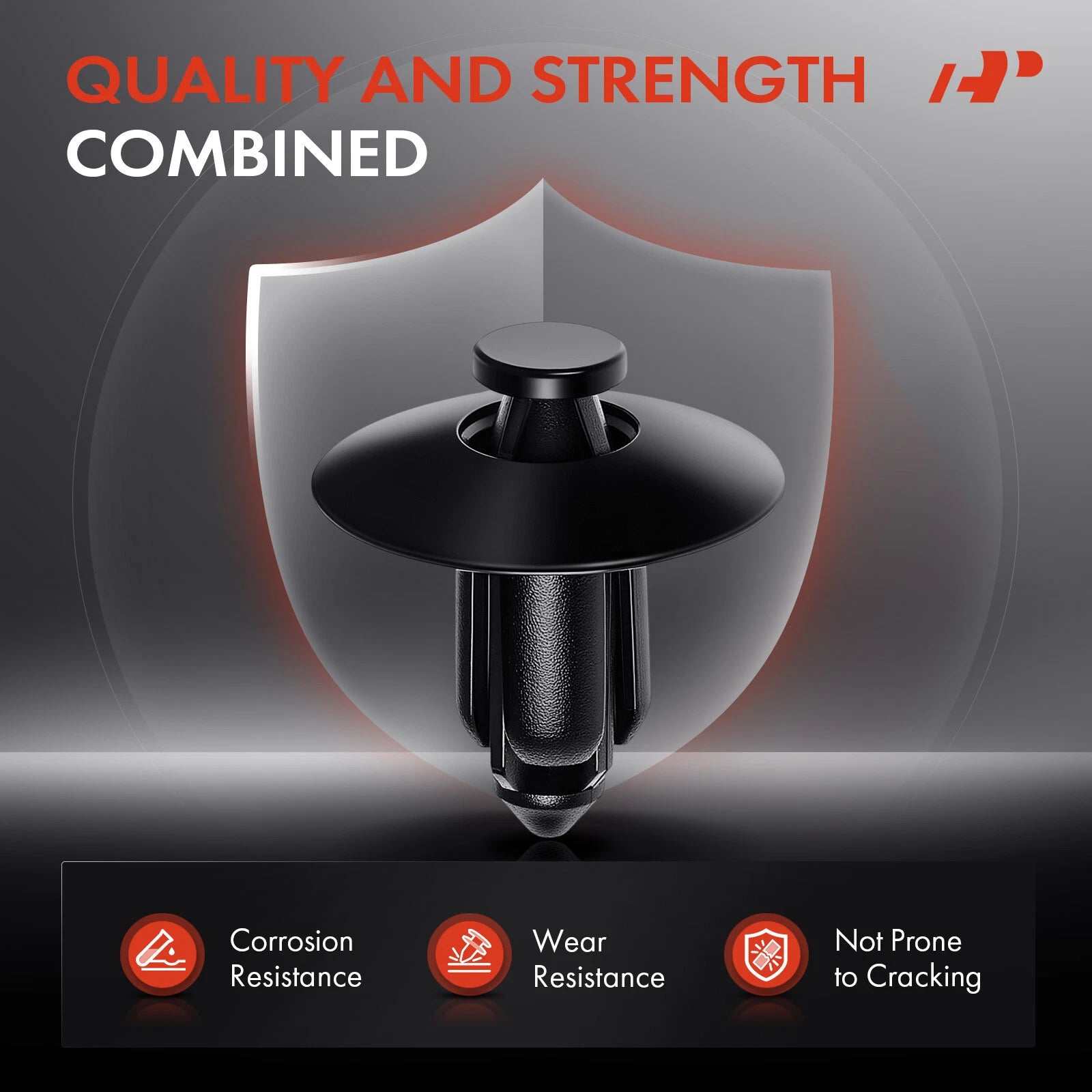 30x 8mm Nylon Front Bumper Push-Type Retainer Clip for Nissan