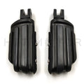 Set of 2 Black Rubber Pilot Footpegs for Harley FXBB FXBR FXBRS FXLR (2018–Present)