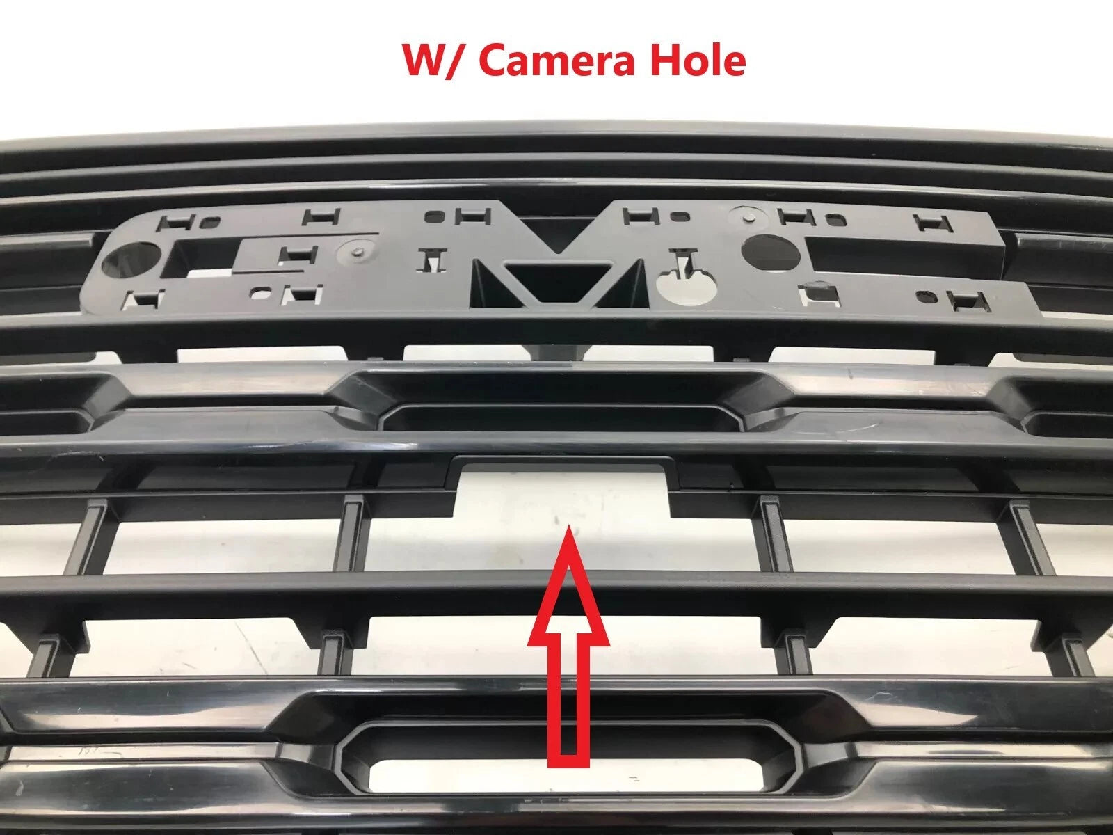 Front Upper Grille for GMC Sierra 1500 (2022–2024) #63 Quicksilver Metallic
